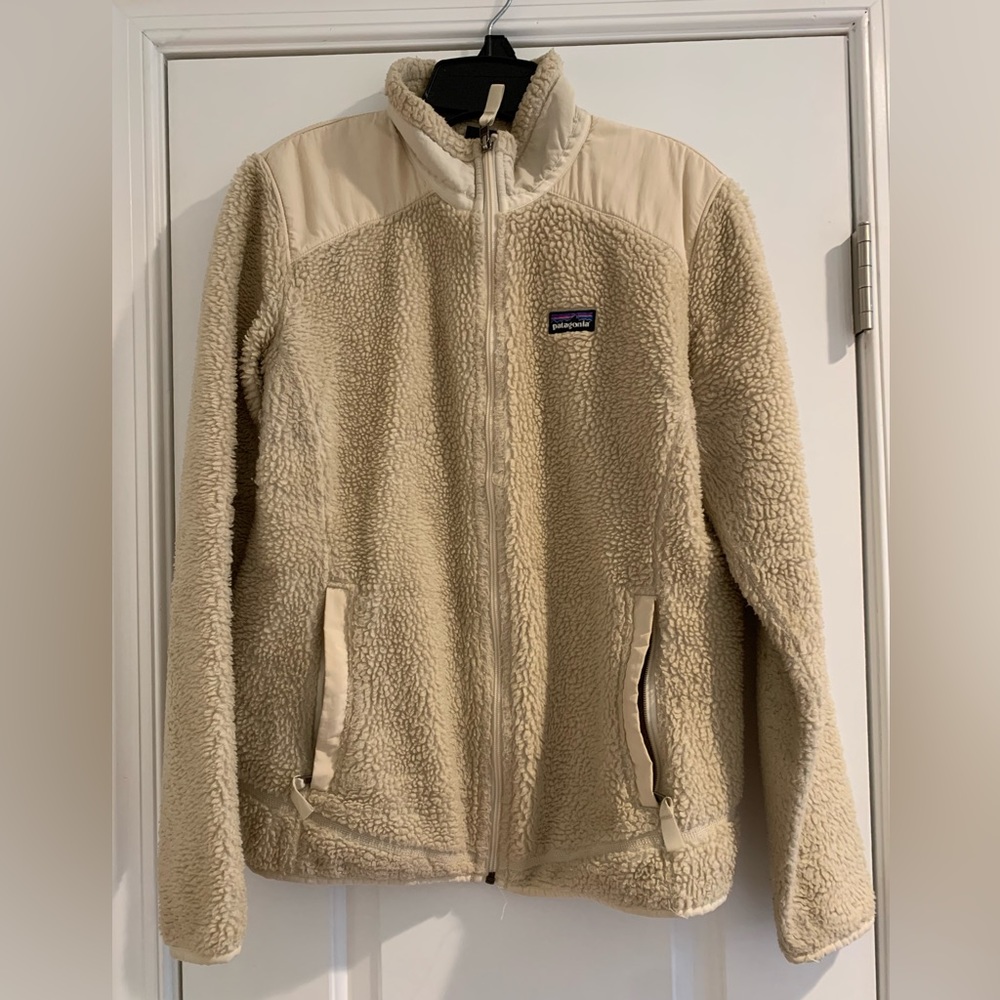 Women’s Patagonia Retro X fleece Jacket, size L, Natural